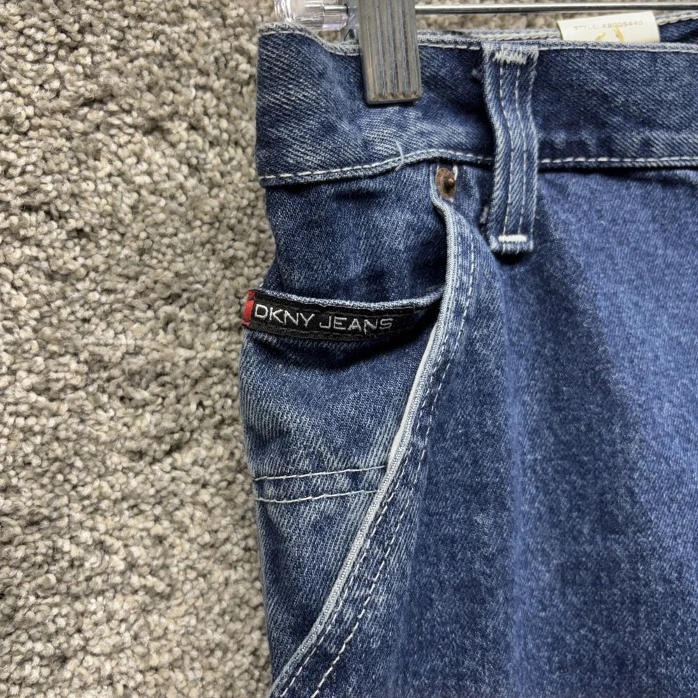 Vintage DKNY Jeans Baggy Wide Leg Y2K 90s Carpenter Skater Mens 32x32 Street NWT